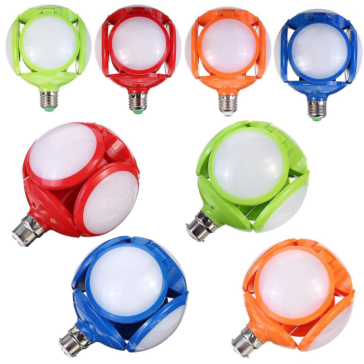 50W B22/e27 Deformable Led Garage Light Folding Bulb Football Shape Lighting