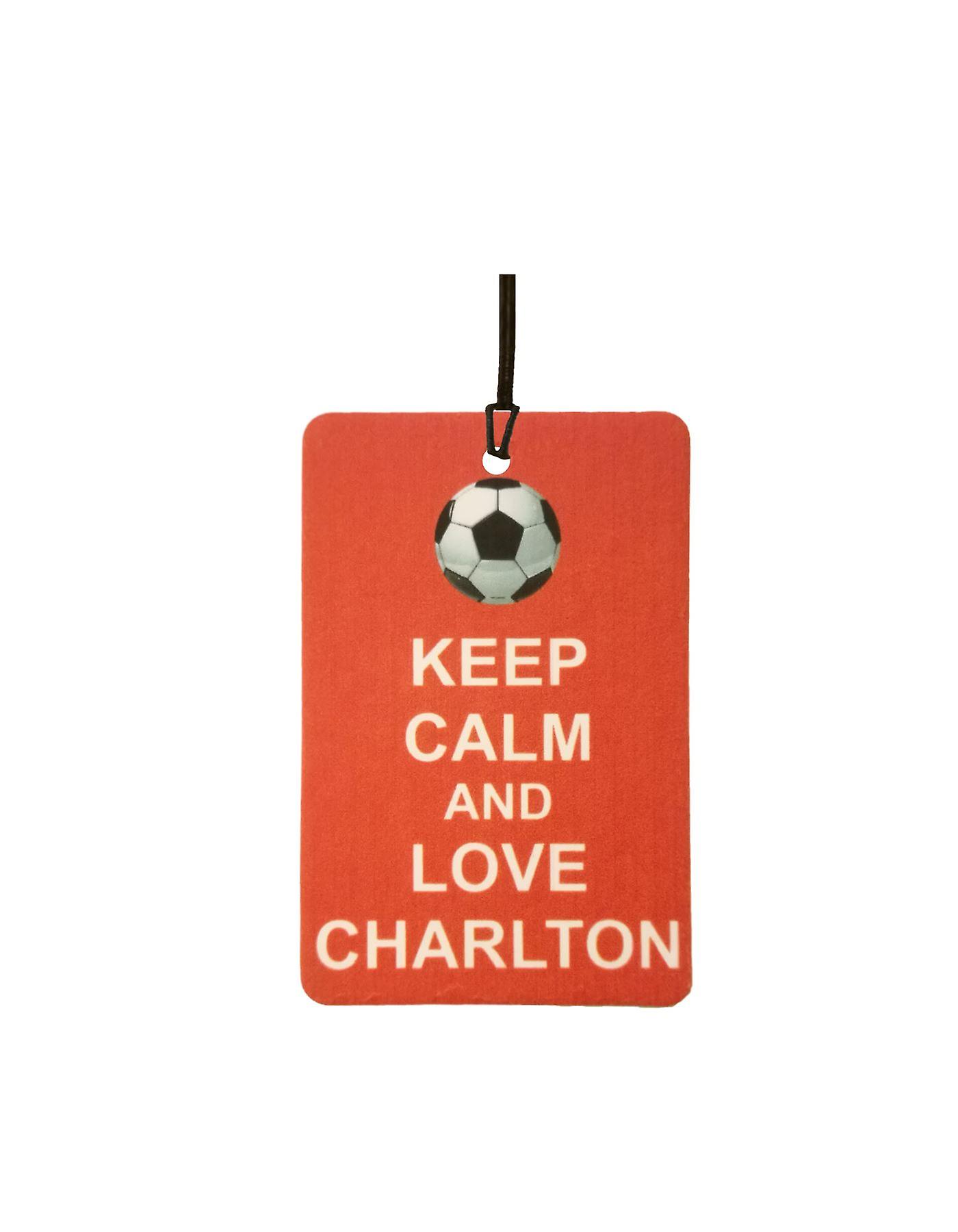 Keep Calm And Love Charlton Car Air Freshener