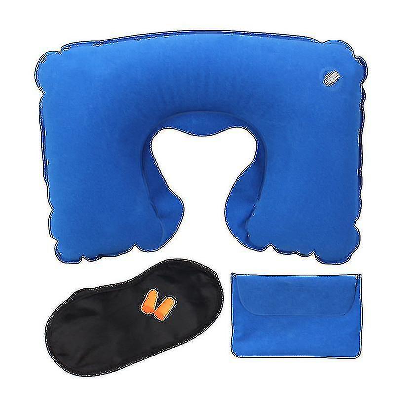 Soft Comfortable Travel Pillow Outdoor Inflatable U-shaped Portable Neck Protector