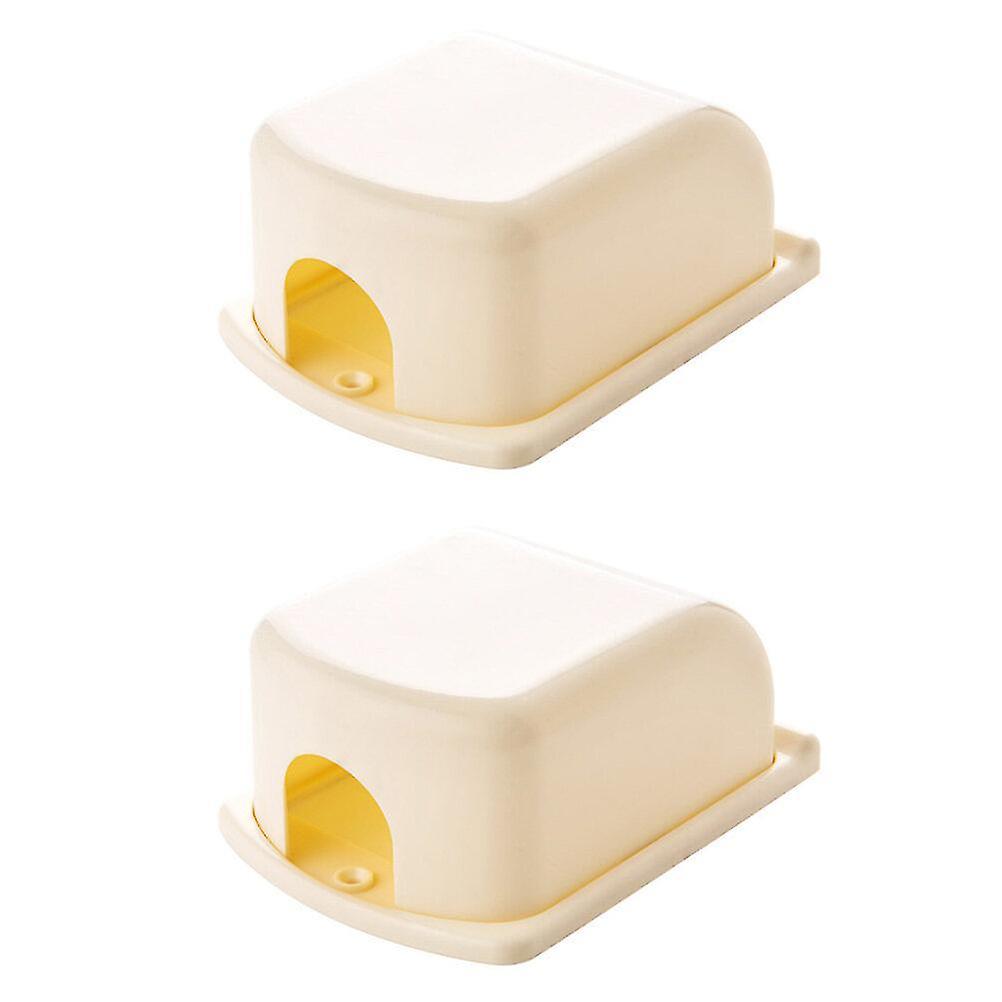 2pcs Creative Switch Covers Switch Protective Covers Simple Protective Covers