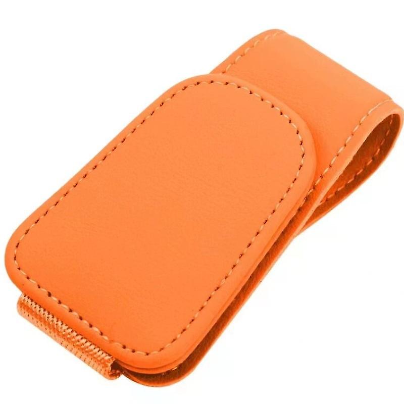 Car Glasses Clip Multifunction Integrated Durable Leather Portable Sunglasses Document Ticket Holder Clip Car Interior Accessory