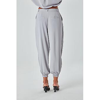 Elastic Soft Gray Pants