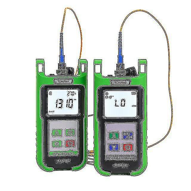 Optic Fiber Power Meter Komshine Kpm-35 Ftth Fiber Cable Tester And Singlemode Fiber Optical Light Source Kls-35