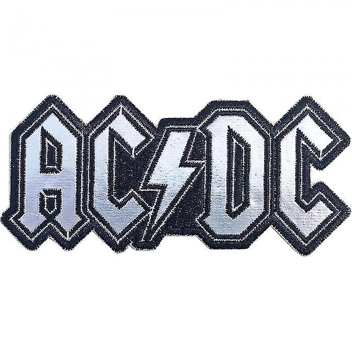 AC/DC Cut-On Foil Logo Iron On Patch