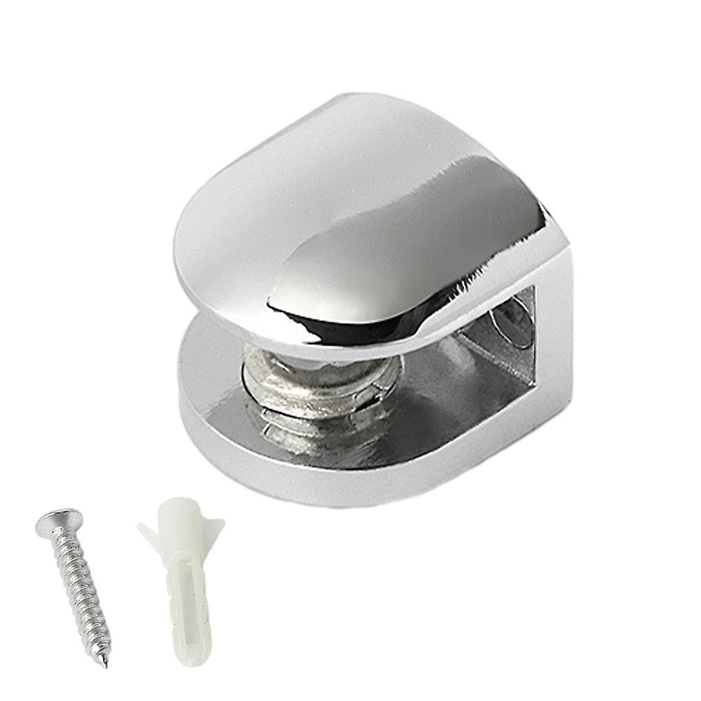 Glass Shelf Electroplated Replacement ple Style Nonslip Heavy Duty Anti-rust Cabinet Display Case Clamp Holder