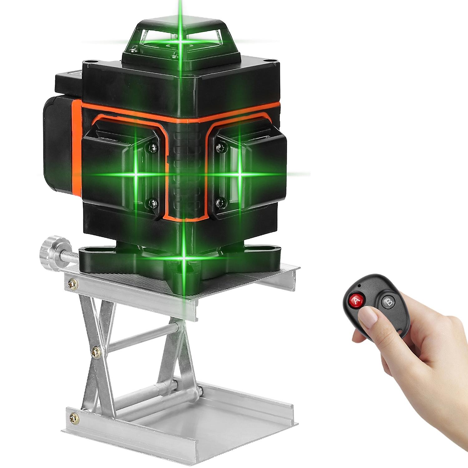 KKmoon Multifunctional 16 Lines Level Tool Vertical Horizontal Line with Self-leveling Function