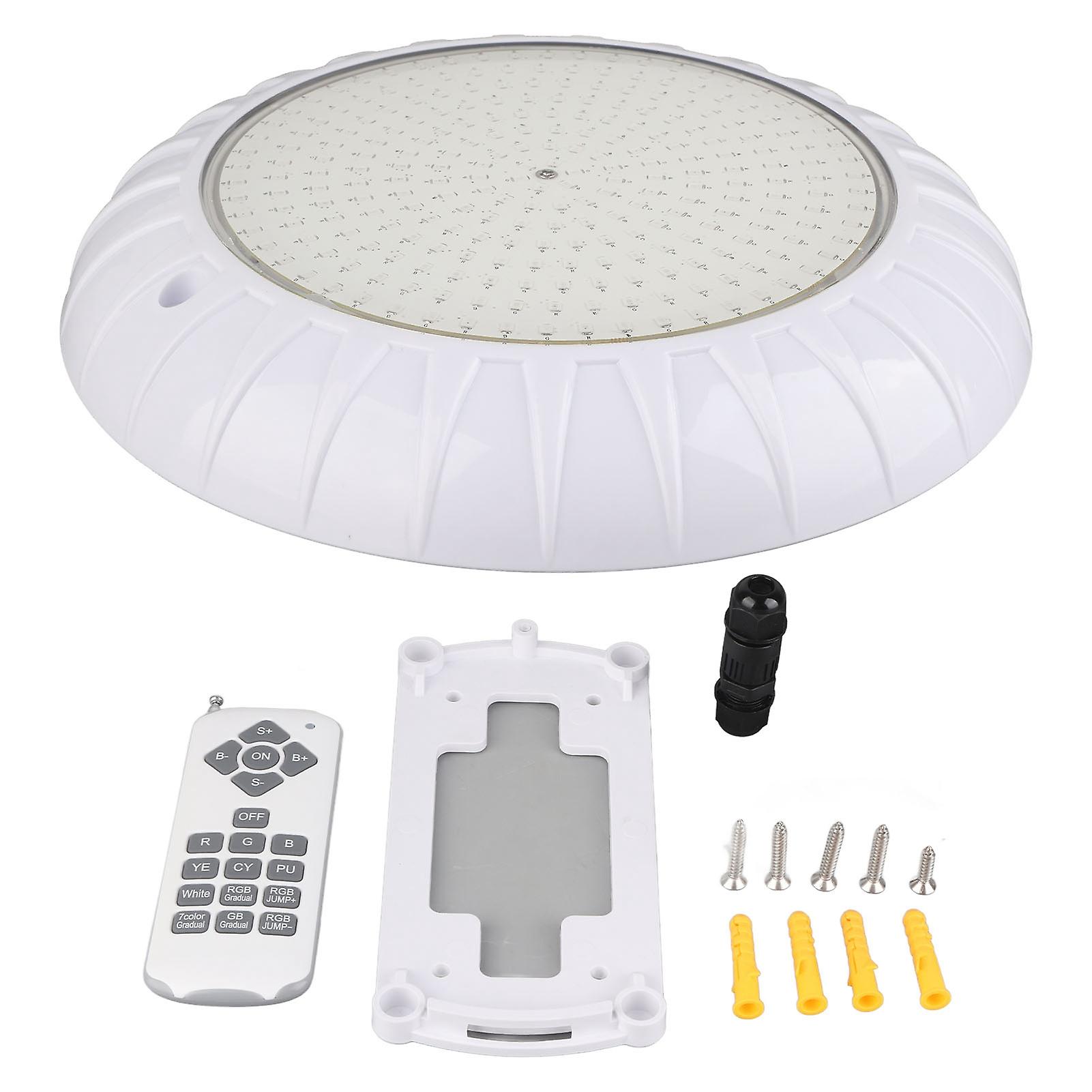 LED Underwater Swimming Pool Light Wall Mounted RGB Color Changing Waterproof Lamp with Remote Control AC 12V 18W