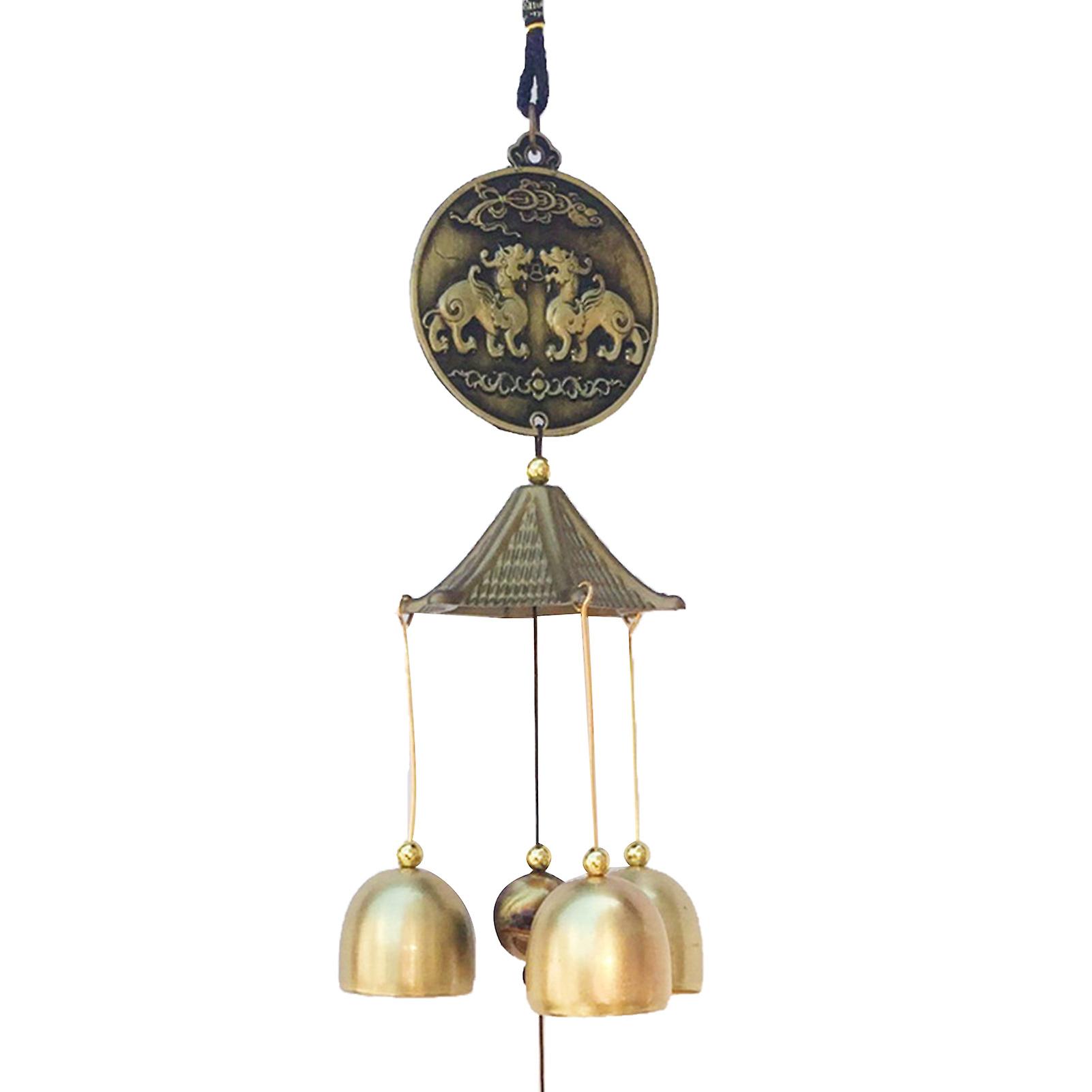 Brave Troops Alloy Wind Chimes - Exquisite Craftsmanship for Home Decoration