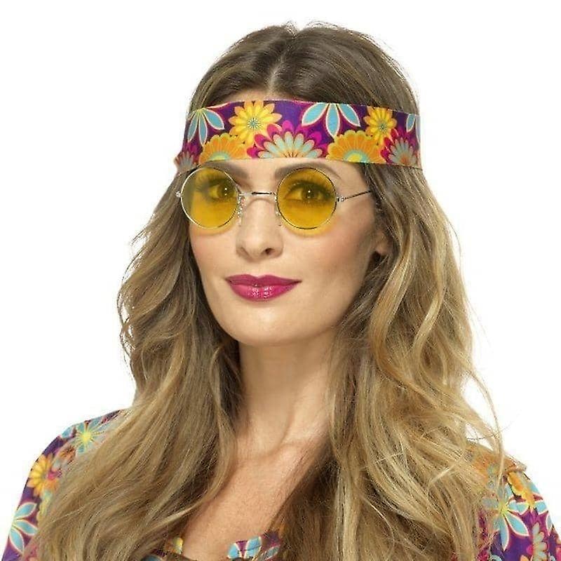 Hippie Specs Erwachsene Gelb 43061