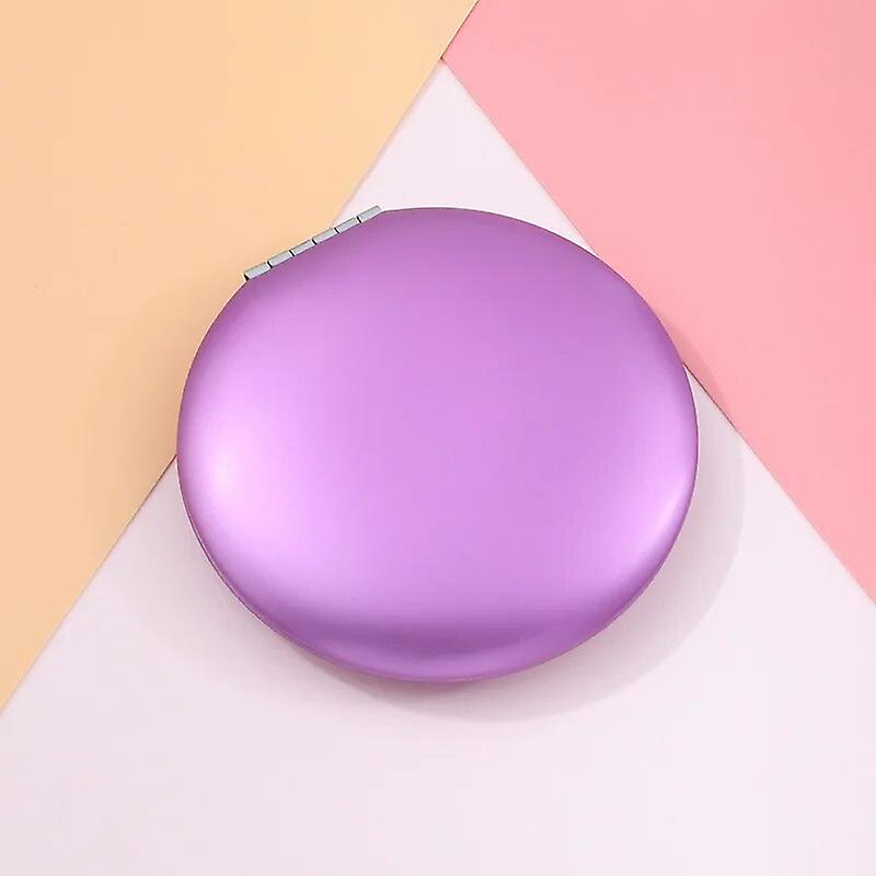 Makeup mirror small mirror female foldable portable portable small foldable round compact mirror~19028