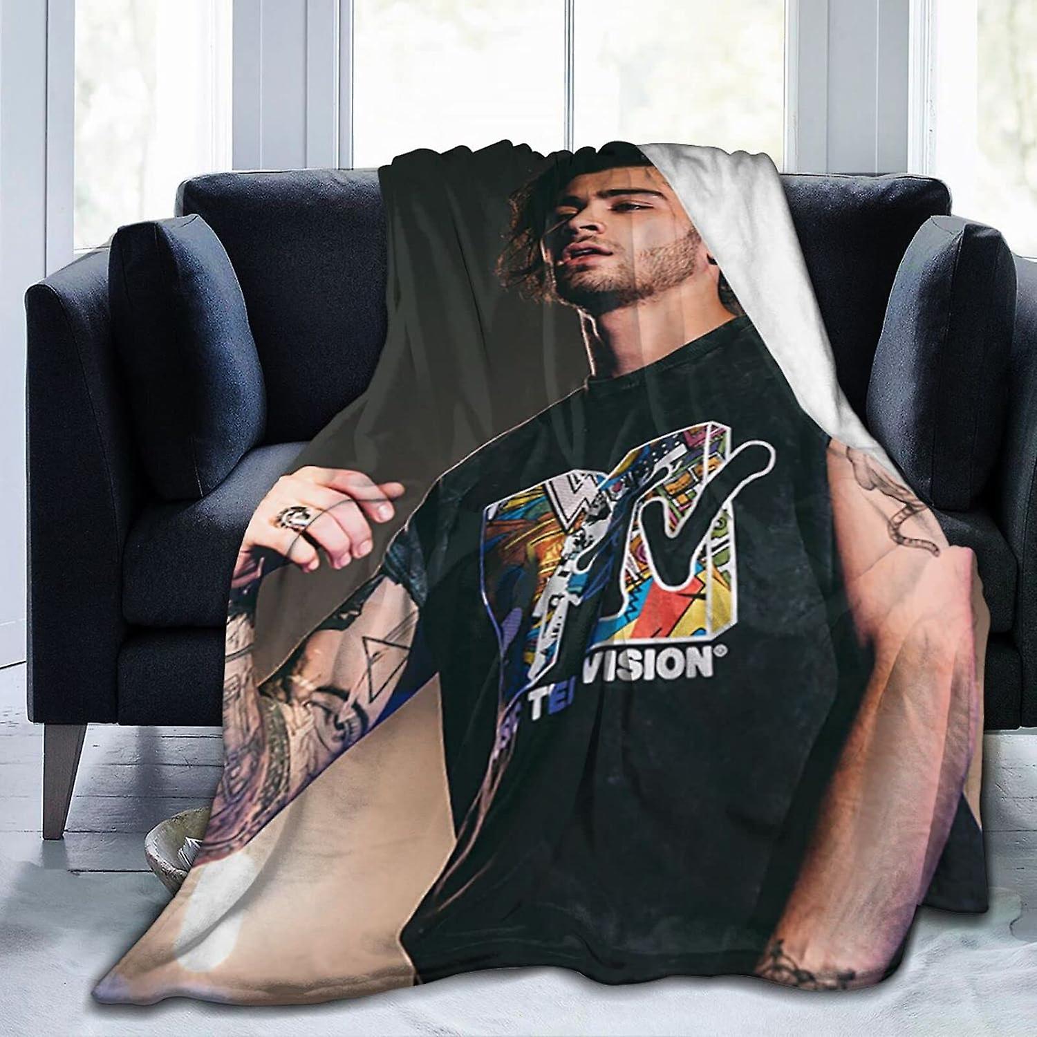 بطانية زين مالك (3 أحجام) ، دافئة وخفيفة الوزن ومريحة ، بطانية فانيلا فائقة النعومة ومريحة ، بطانية صوف ، بلش بل.