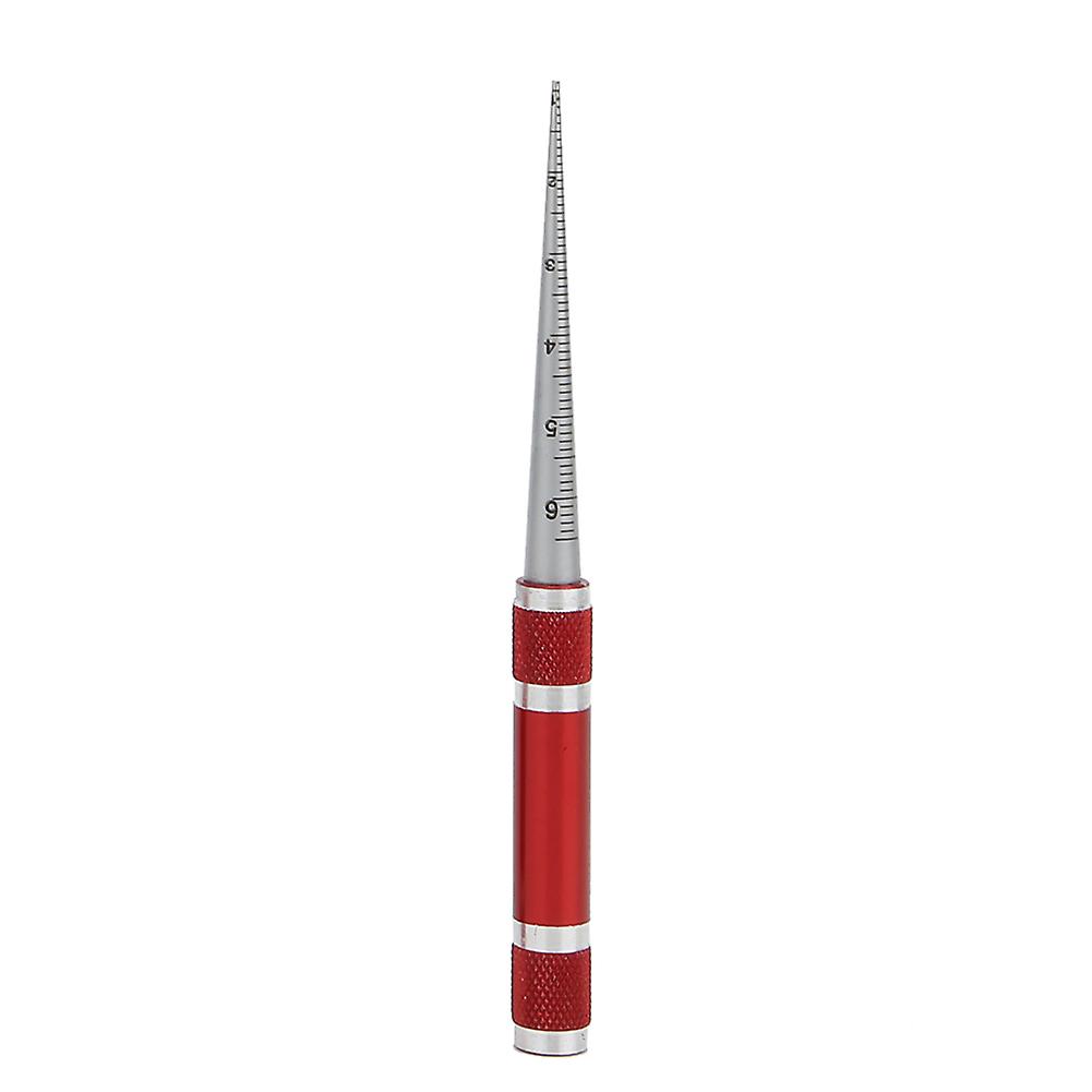 Qukaim Aperture Gauge Hole Tapered Gauge, High Accuracy Stainless Steel Measuring Tool, Taper Aperture Ruler, 1-6.5mm, 3-15mm, 15-30mm, 30-45mm,