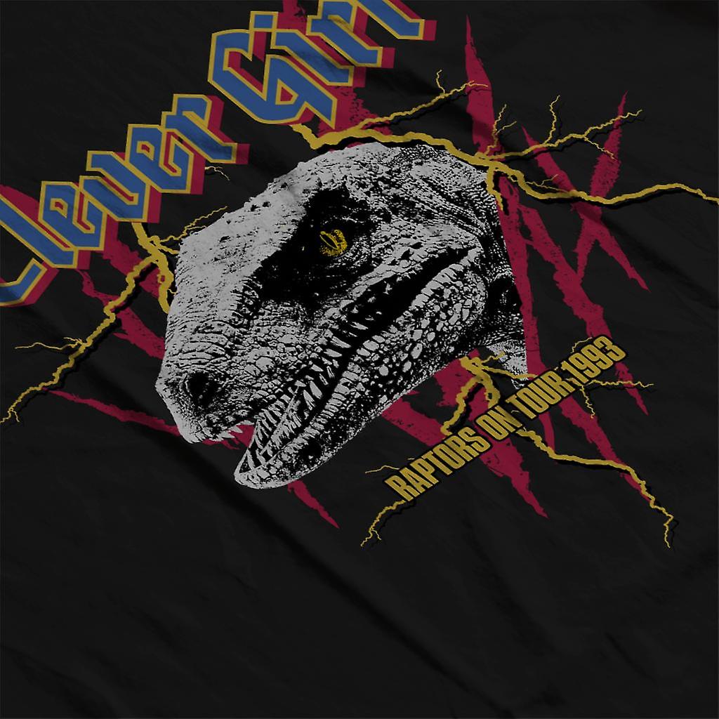 Jurassic Park Clever Girl Raptor On Tour 1993 Claw Marks Men's T