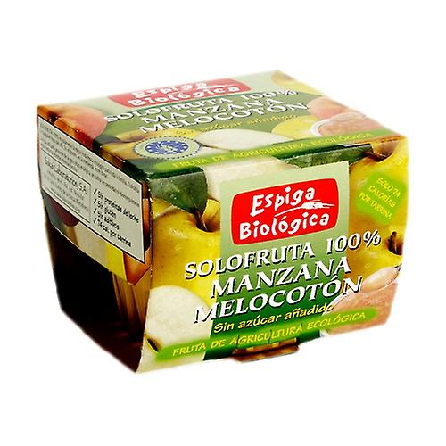 Organic Apple Peach Jam 2 units of 100g