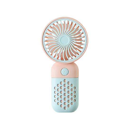 Handheld Electric Fan Low Noise One-button Switch USB Rechargeable Travel-friendly Fan Portable Personal Air Conditioner