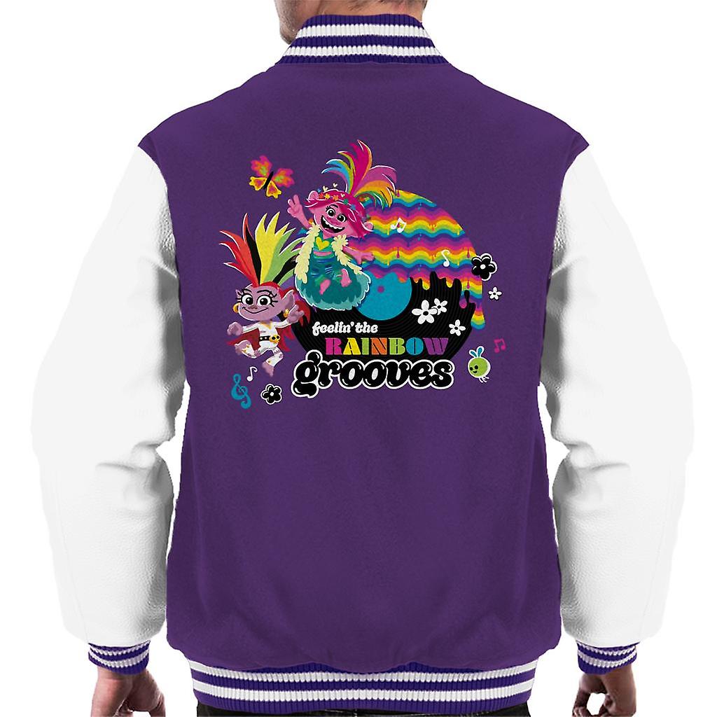 Trolls Feelin Regnbuesporene Menn&Apos;s Varsity Jacket