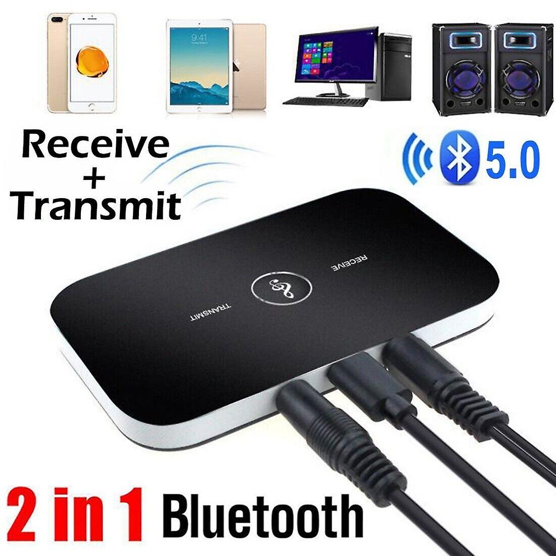 2in1 Bluetooth V5.0 Transmitter & Receiver Wireless Home TV Stereo Audio Adapter