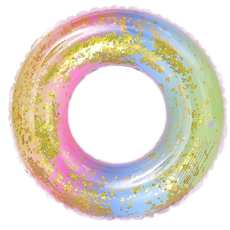 Inflatable swimming pool floating ball swimming pool inflatable rainbow sequin gradient swimming rin