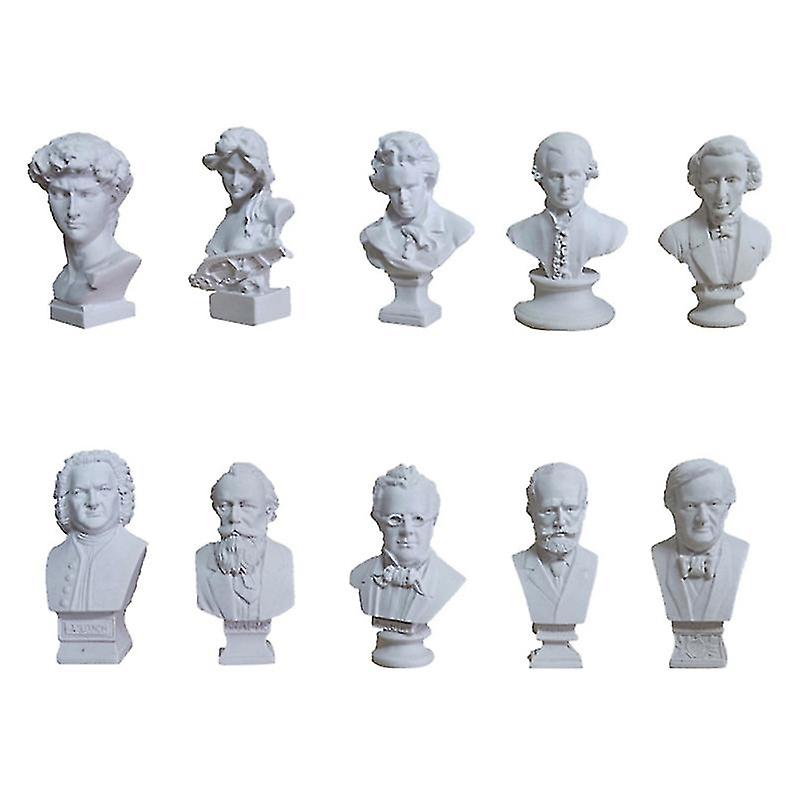 10pcs Statue Adornment