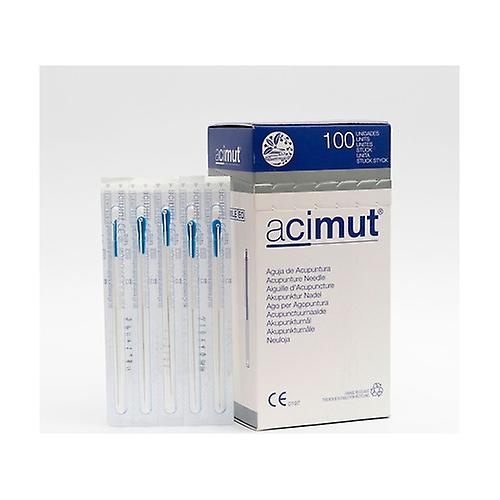 Acupuncture Needle Silver Handle with Round Head and Guide (0.26x40mm / 32x1.5cun) 100 units