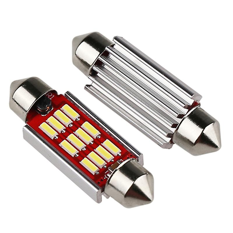 Festoon 31mm 36mm 39mm 42mm أدى لمبة C5w C10w سوبر مشرق 4014 Smd كانبوس خطأ الحرة السيارات الداخلية الموت مصباح سيارة تصميم ضوء