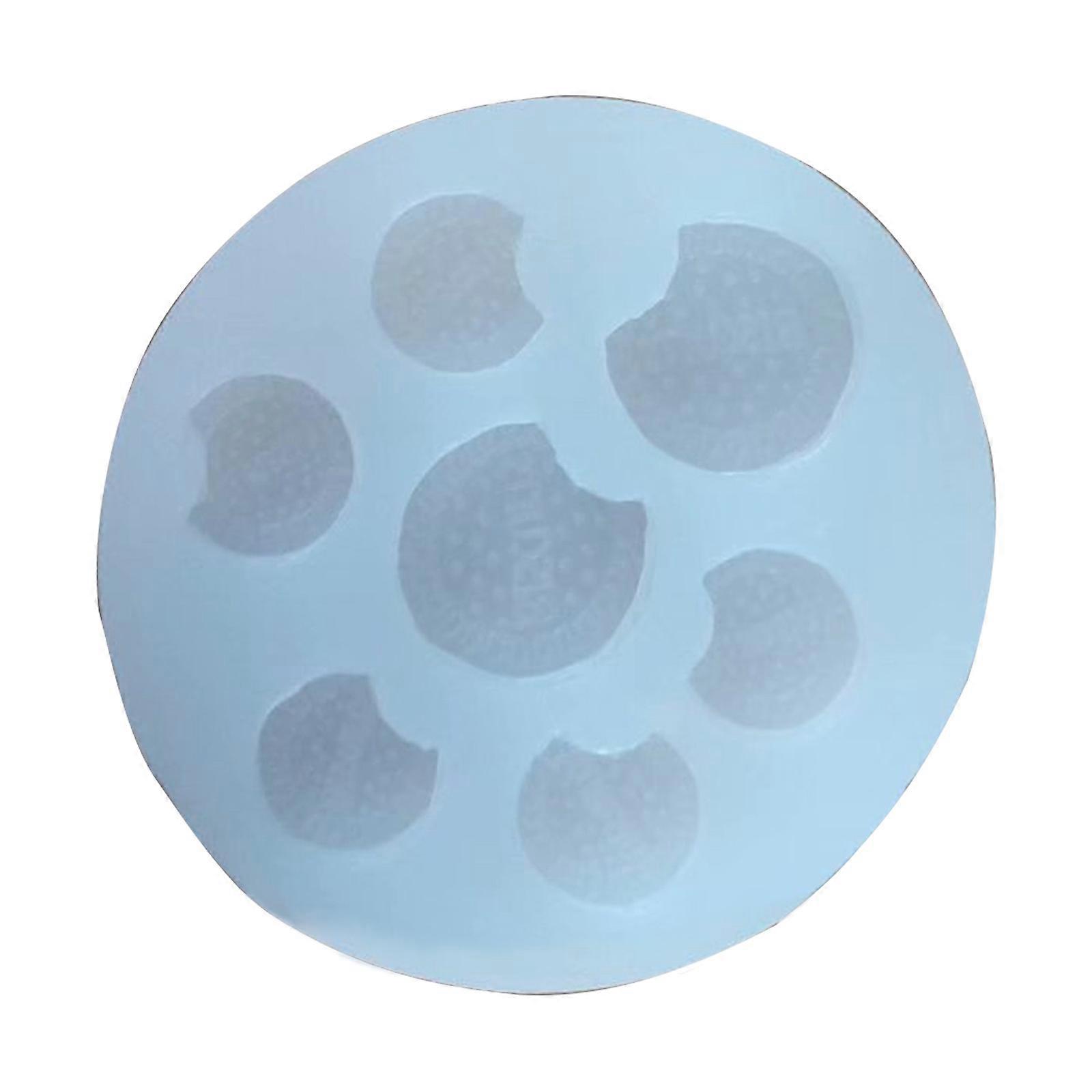 Exquisite Round Cookies Silicone Mold Sugarcraft Chocolate Mold Baking Tools