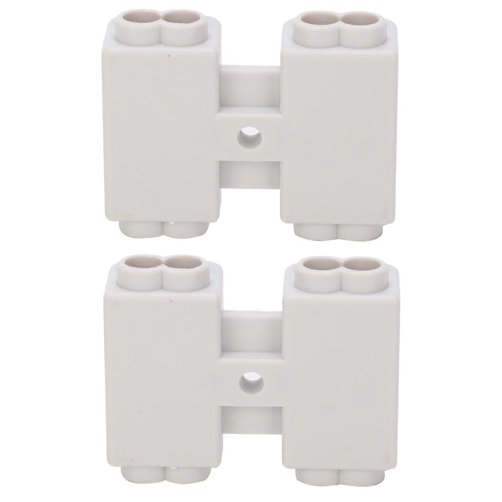 2Pcs HighPower Main Splitter 2Position TShape Wiring Terminal Block ZK1306 400V 60A