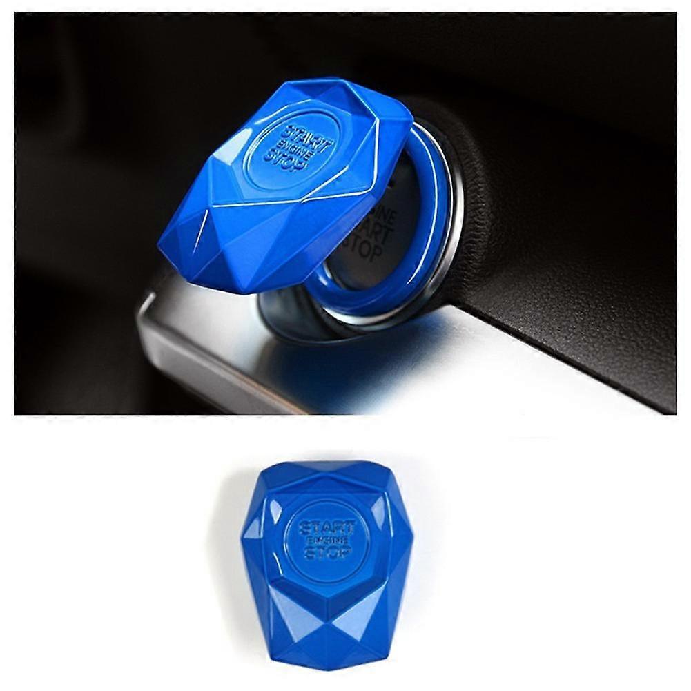 Engine Start Car Key Systems Key blade Push Button Cover Ignition Switch Decorative Stickers Interior Modification Accessories Trim Universal
