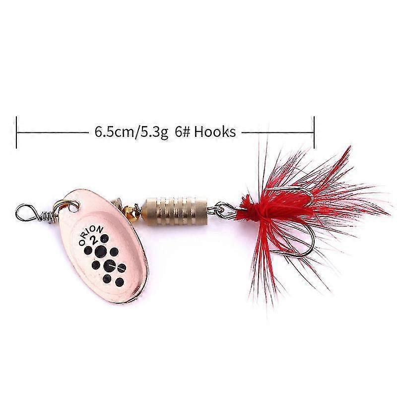 Sequin Bait New Arrival Sinking Rotating Reflective Metal Vib Fishing Tackle Spinner Three Hooks Fishing