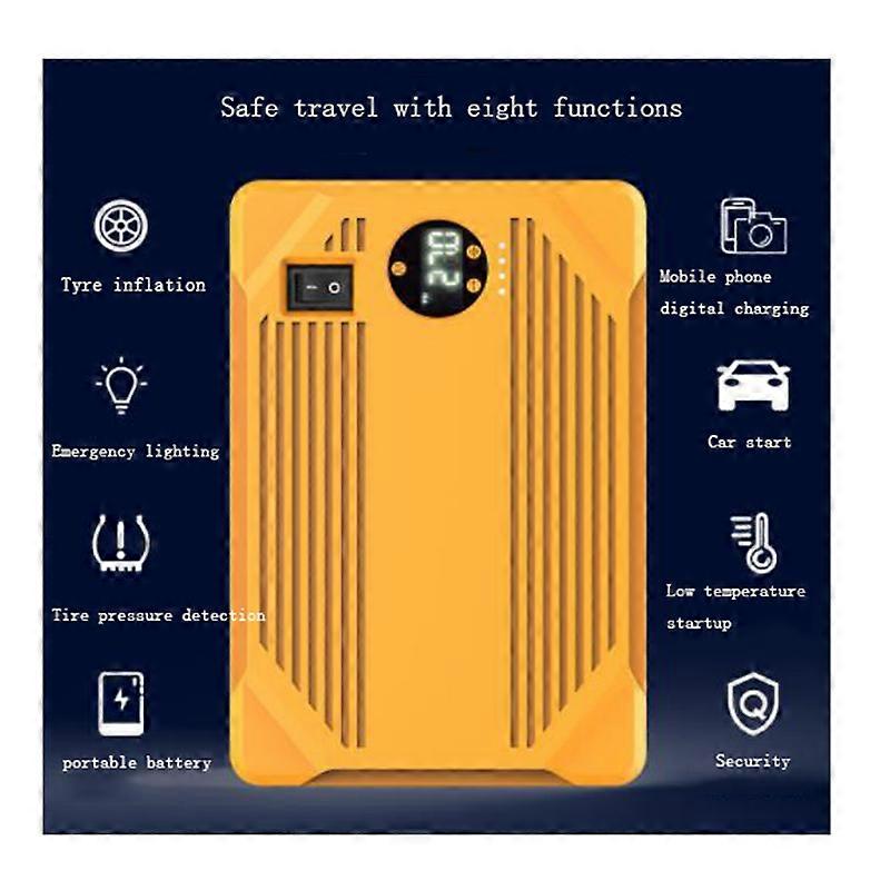 Car Power Inflation All-in-one Machine Multi-function Car Emergency Starting Power Portable Car Starting Power