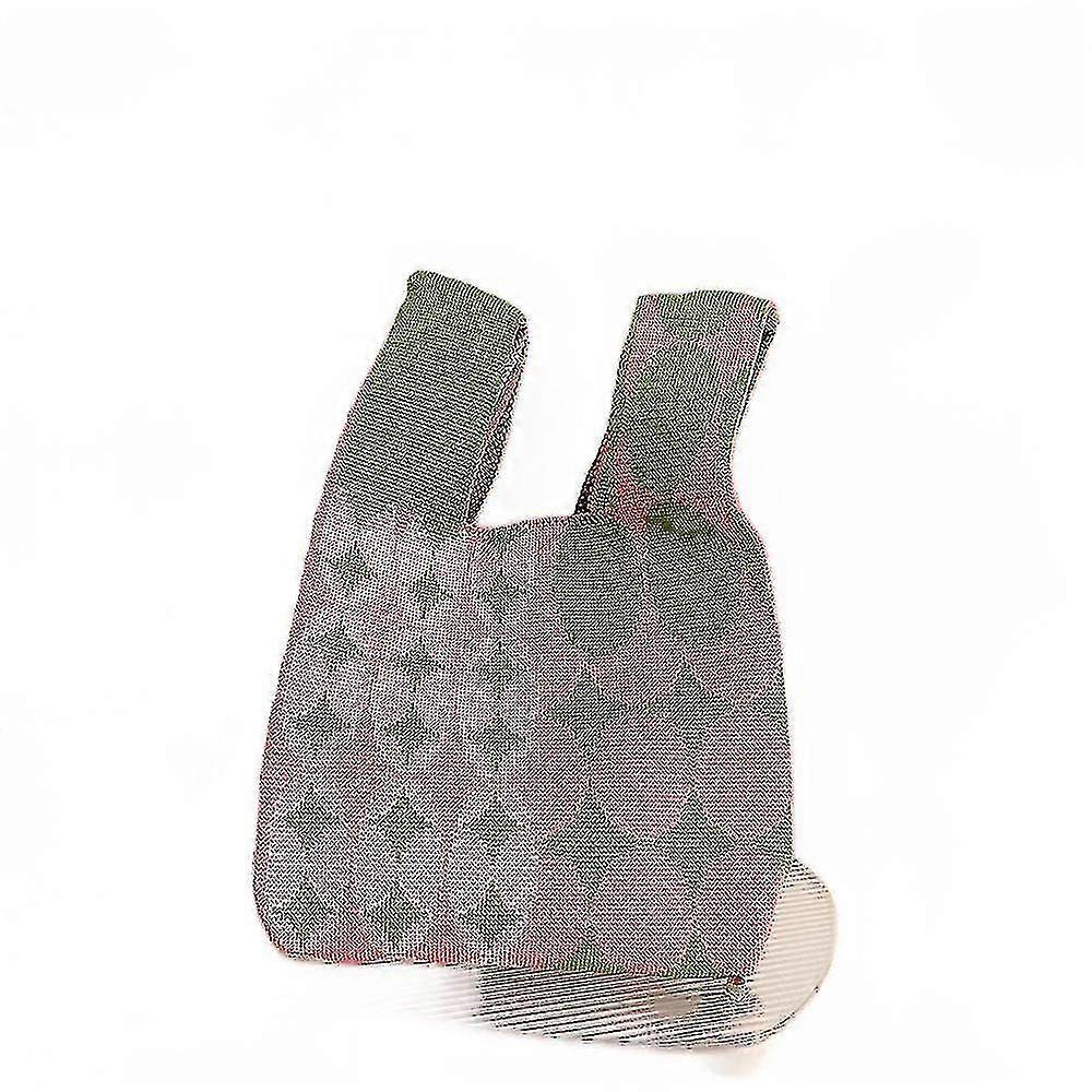 Patchwork Knit Handbag, One-shoulder Fashion Backpack, Versatile Bag