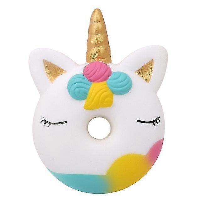 ユニコーン レインボー ドーナツ スクイーズ おもちゃ