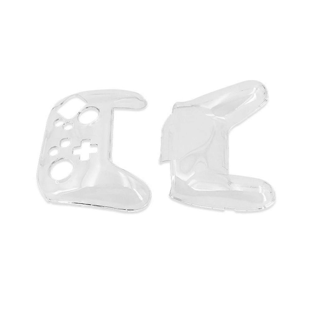 Transparent Protective Case for NS Switch Pro Controller, Clear Crystal Shell, Compatible Grip Shell, 1PC