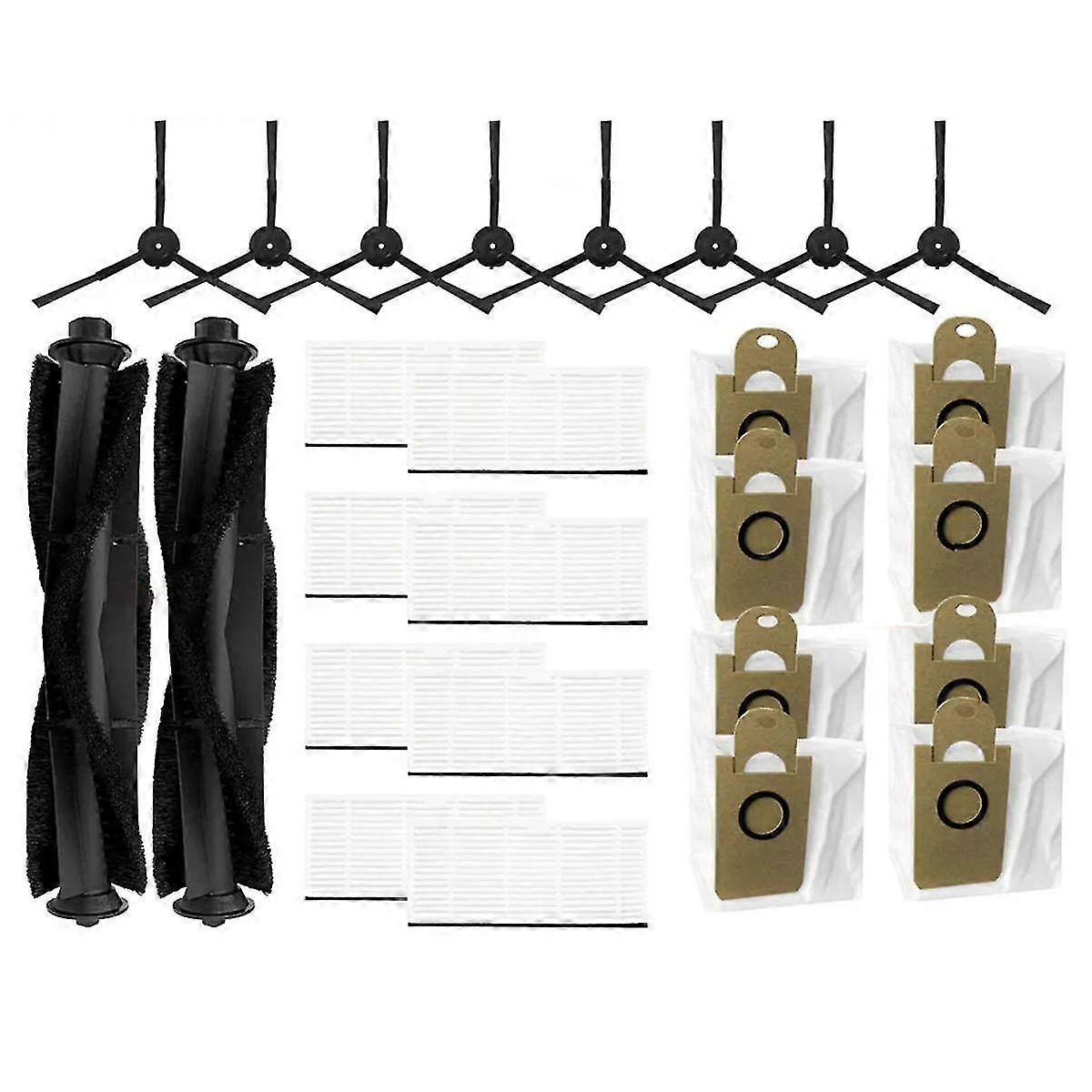 For AutoVac Self Empty Roller Main Side Brush Heap Filter Dust Bag Robot Vacuums Spare Part