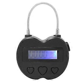 Smart Time Lock Lcd Display Time Lock Multifunction Travel Electronic Timer  Waterproof Usb Rechargeable Temporary Timer Padlock