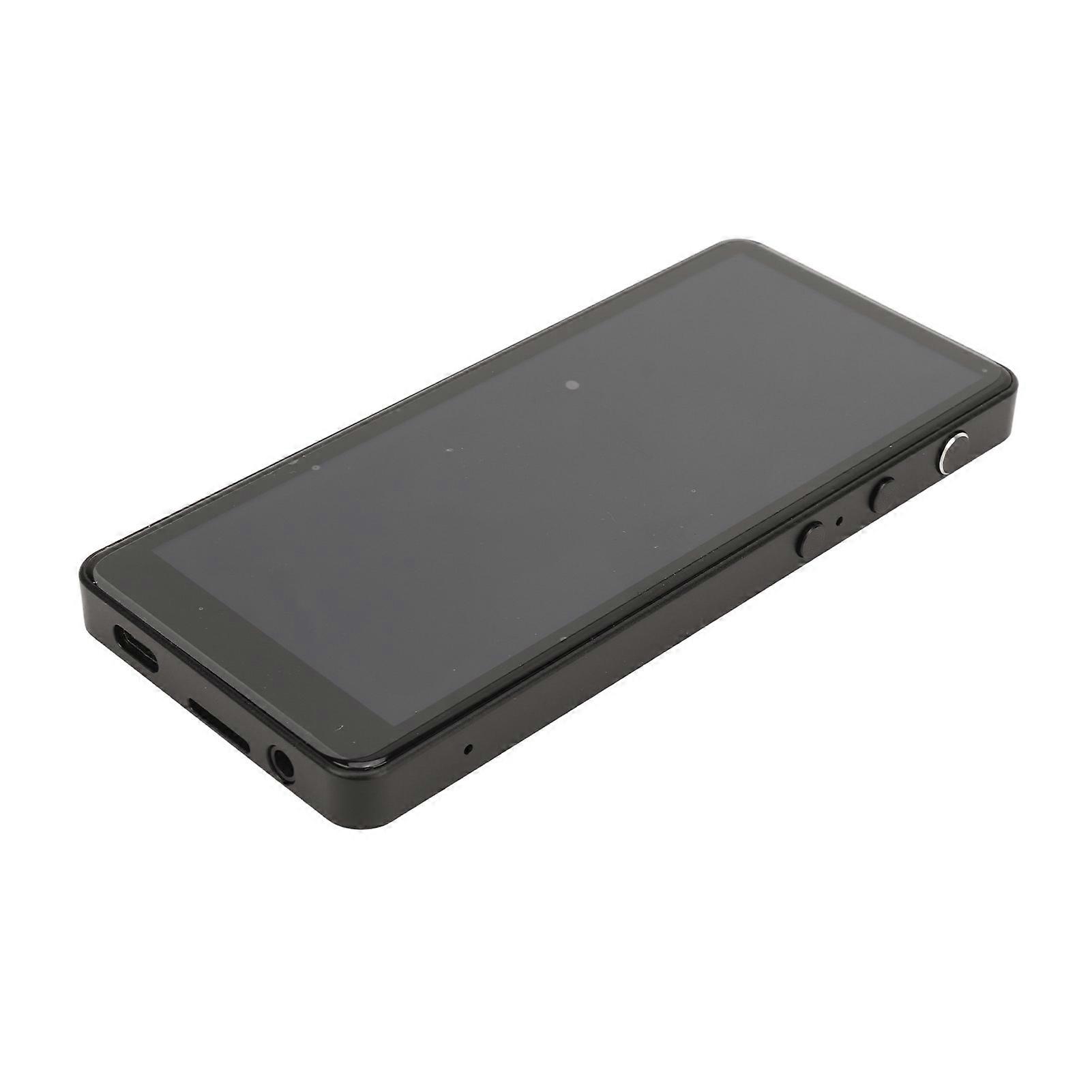 MP4 Player Portable 5.0 Inch HD Touch Screen Bluetooth WiFi Music Player for Sports Running Black