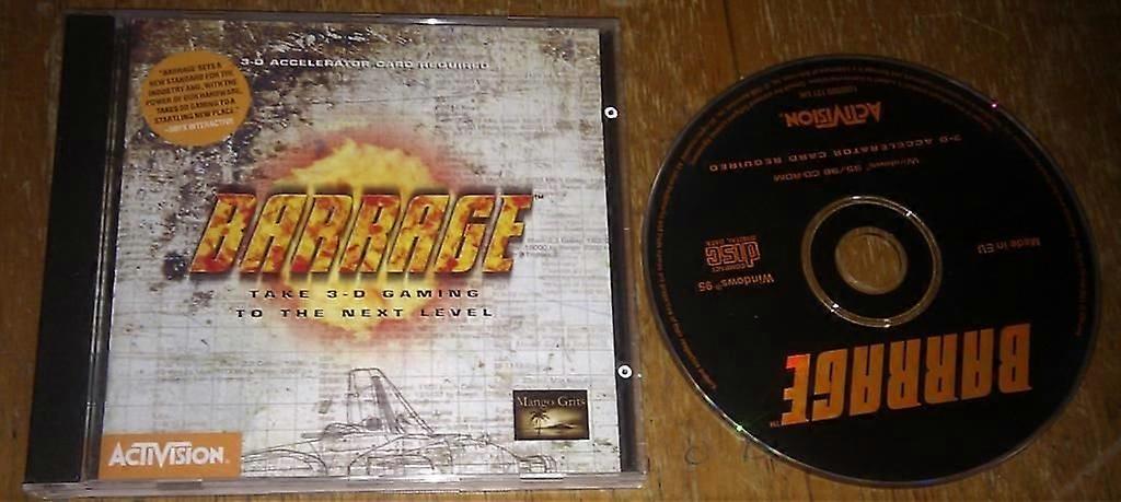 Barrage (Combat Flight Simulator) PC CD - Small Case Game  Manual - New & Sealed