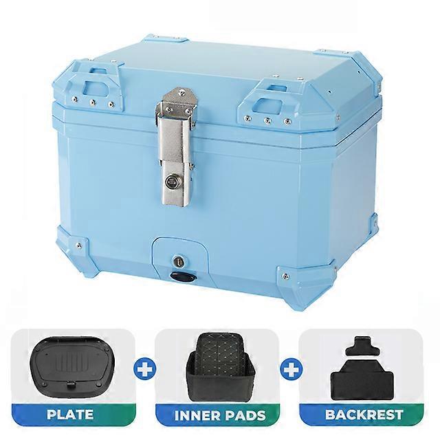 45L Motorcycle Helmet Box Universal Top Tail Rear Luggage Storage Tool Cases Lock For BMW R1200GS R1250GS R1200GS 1200 GS LC ADV