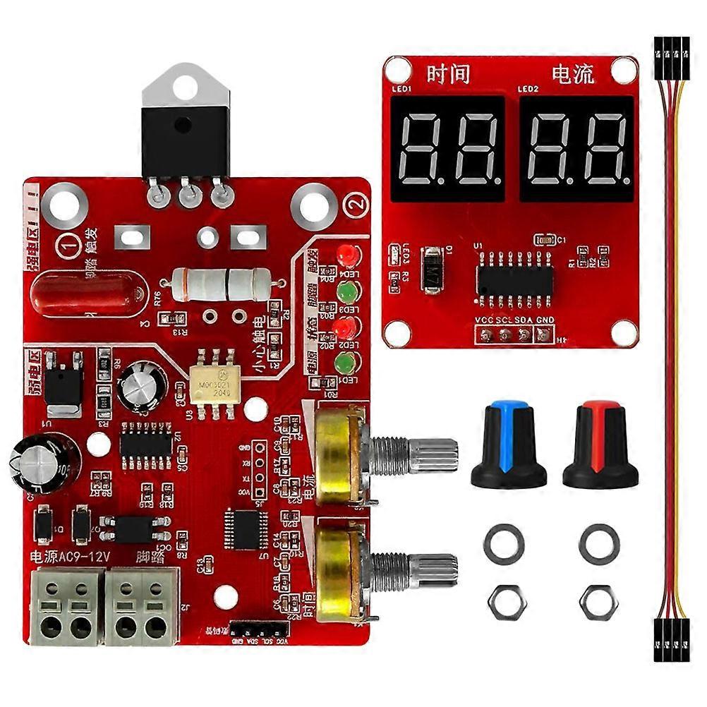 Spot Welder Control Board Adjustable 40A Digital Display DIY Controller Board