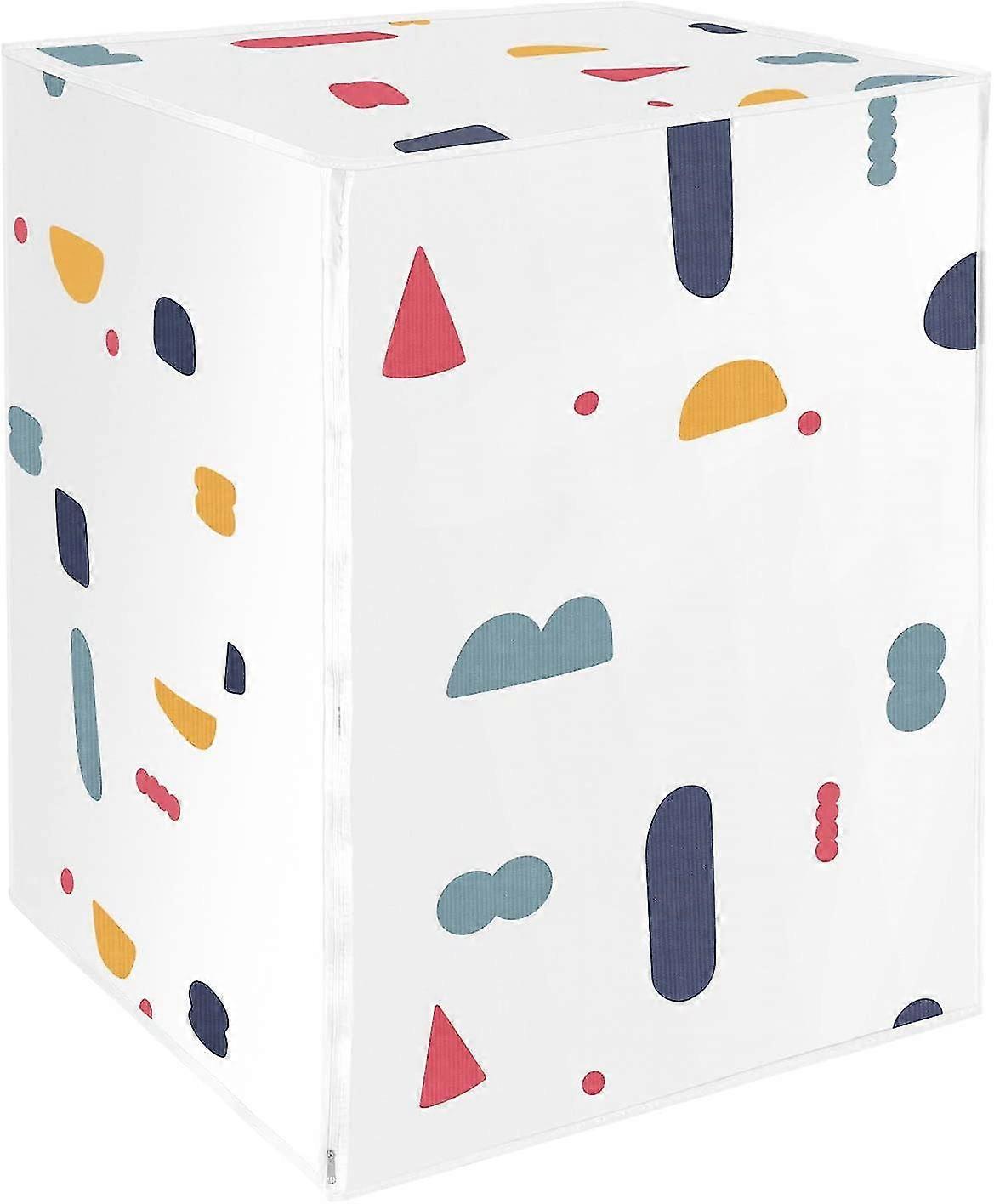 Protective Cover For Washing Machine Front Load Washer Dryer Waterproof (geometry Pattern)