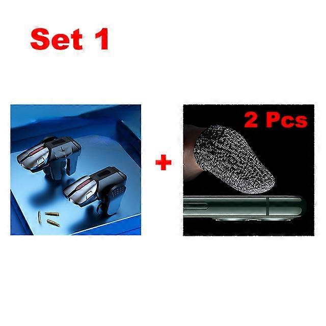 2023 New G21 For Phone Android Game Controller Mobile Phone Game Trigger Gamepad Joystick 6-Finger Aim Shooting L1 R1 Key Button