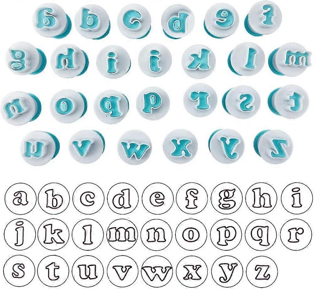 Alfabet fondant stempelkutter