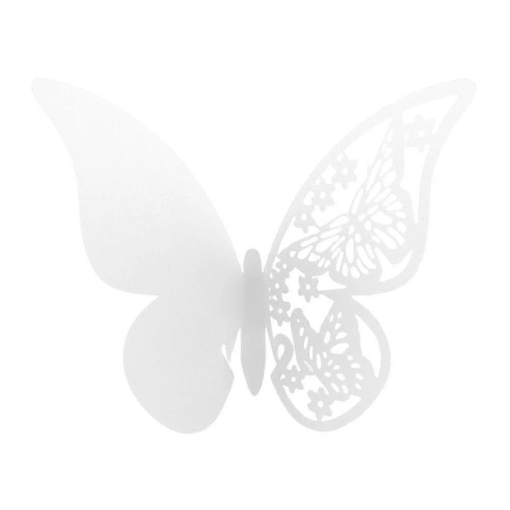 Hmwy-cut On Paper Butterfly Wedding Name Place Cards Wine Glass Table Card