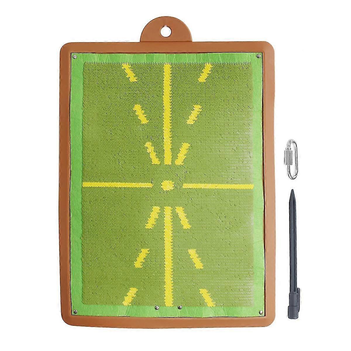 Golf Training Mat For Swing Detection Batting Ball Trace Directional Detection Mat Swing Path Pads