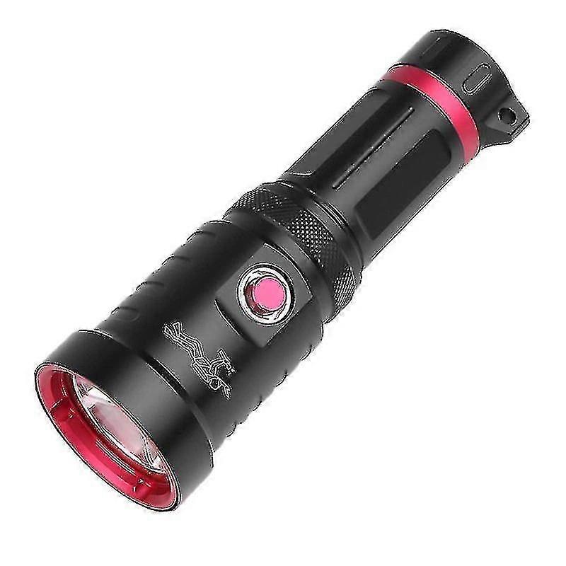 Diving Torch, 5000 Lumen Scuba Dive Light Rechargeable, Professional Ipx8 Waterproof Led Diving Flashlight, 150m Underwater Submersible Lights With Ba