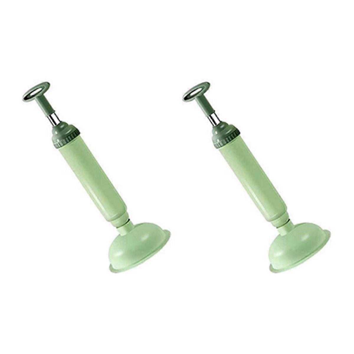 2X Toilet Dredge Drain Buster Toilet Air Plunger Sink Unclogger Strong Suction Performance for Toil