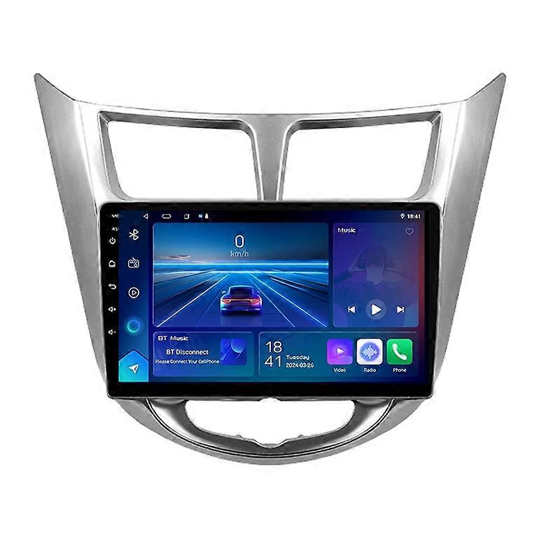 Car Radio Player For Hyundai Solaris Verna Accent 1 2010-2016 Multimedia Video Navigation GPS