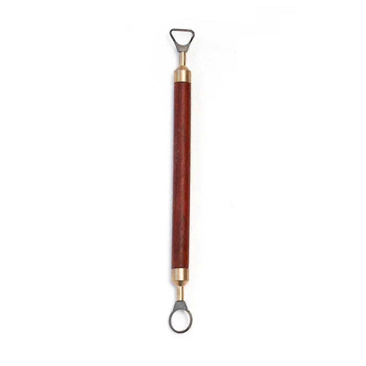 Tungsten Steel Double-Head Trimming Scraper Wooden Handle Sculpture Trimming Ceramic Texture Carvin