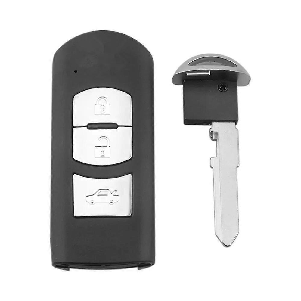 DUDELY Smart Remote Key Shell Case 3 Button Fit For Mazda CX-3 Axela CX-5 Atenza Model SKE13E-01 SKE13E-02 2015 2016