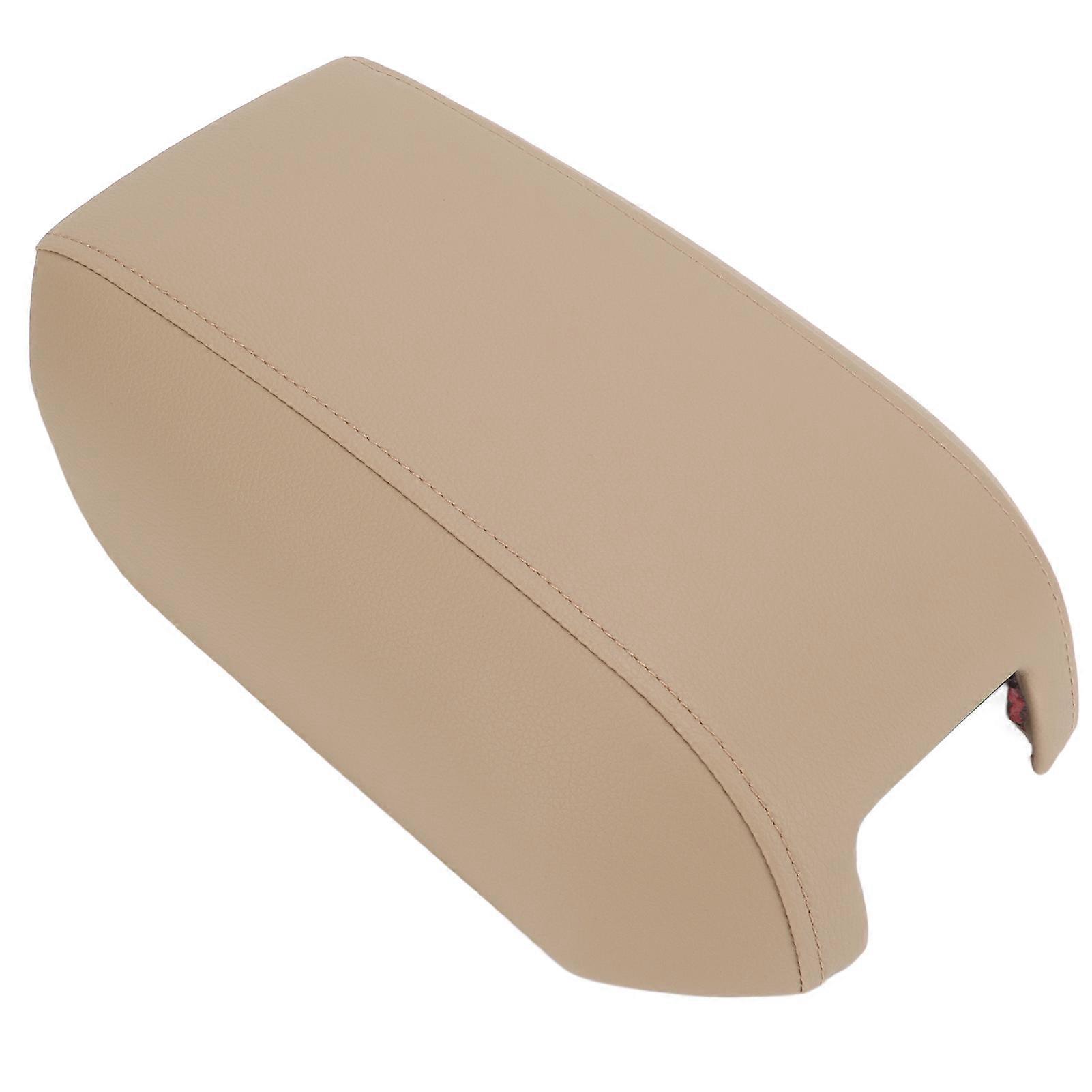 Κεντρική κονσόλα Κάλυμμα υποβραχιόνων PU Leather Smooth Soft Beige Stylish Replacement for XC90 03?14